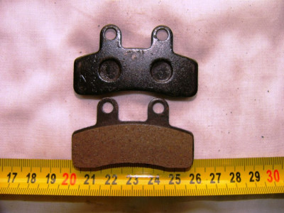 brzdove desky 125cc AGB-29 predni a zadni