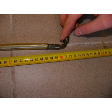 Hadice brzdova - vedeni delka cca 72cm 90 stupnu