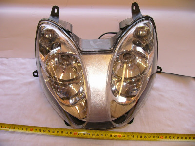 přední světlo skútr Yamati RX50CE a Kingway